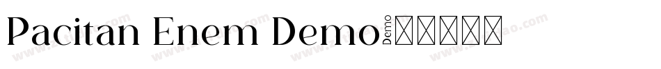 Pacitan Enem Demo字体转换